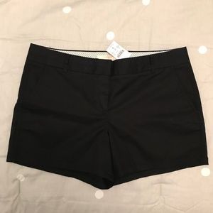 J Crew - Black Chino 4" shorts